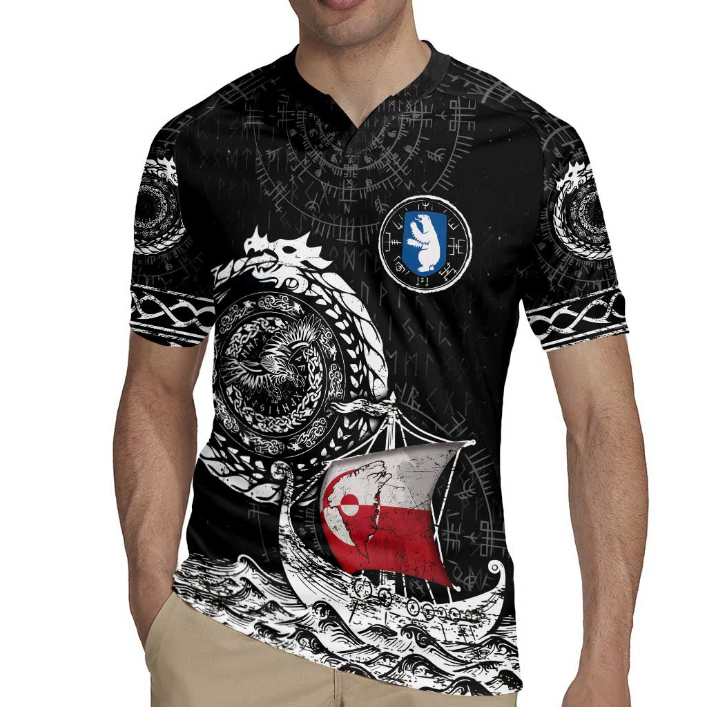 Personalized Viking Greenland Rugby Jersey Greenlander Viking Ship