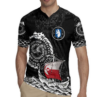 Personalized Viking Greenland Rugby Jersey Greenlander Viking Ship