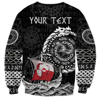 Personalized Viking Greenland Sweatshirt Greenlander Viking Ship