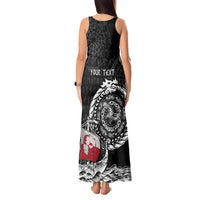 Personalized Viking Greenland Tank Maxi Dress Greenlander Viking Ship