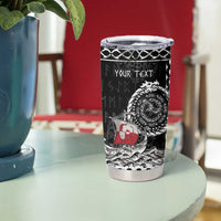Personalized Viking Greenland Tumbler Cup Greenlander Viking Ship