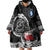 Personalized Viking Greenland Wearable Blanket Hoodie Greenlander Viking Ship