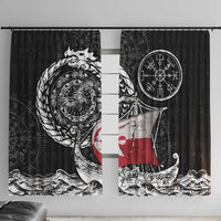 Viking Greenland Window Curtain Greenlander Viking Ship
