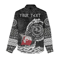 Personalized Viking Greenland Women Casual Shirt Greenlander Viking Ship