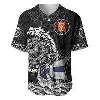 Personalized Viking Finland Baseball Jersey Finnish Viking Ship