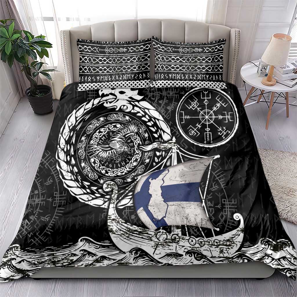 Viking Finland Bedding Set Finnish Viking Ship