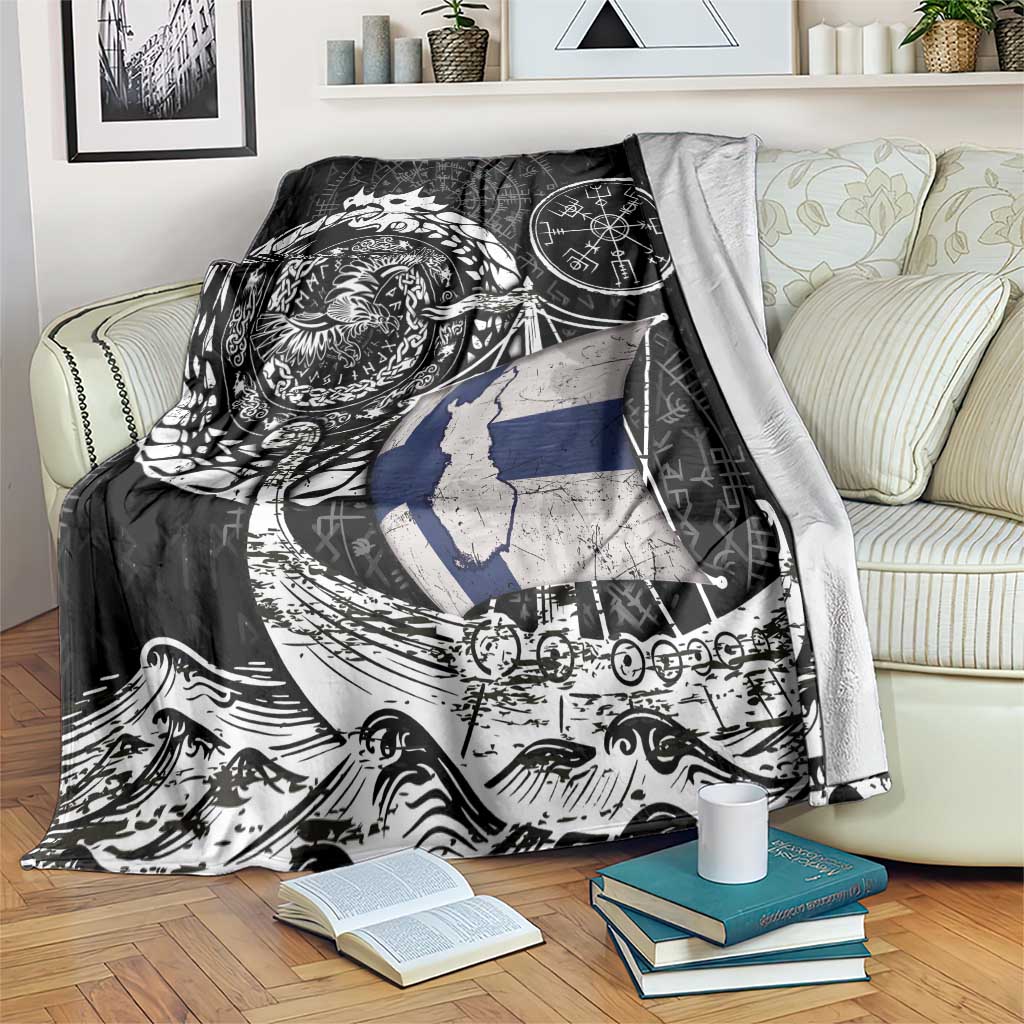 Viking Finland Blanket Finnish Viking Ship