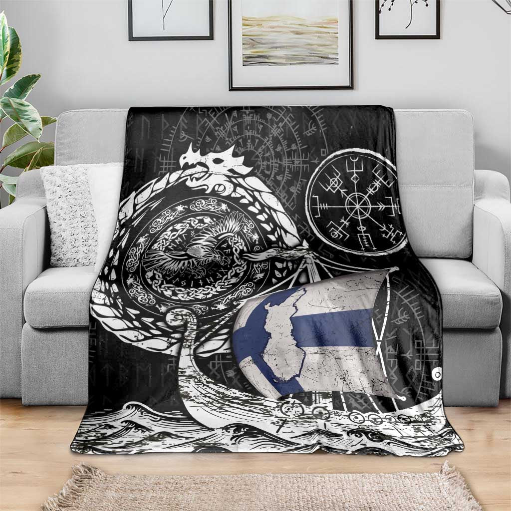 Viking Finland Blanket Finnish Viking Ship