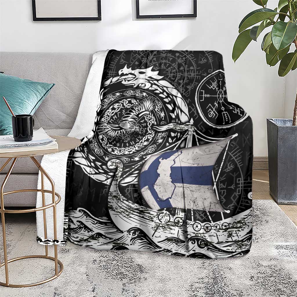 Viking Finland Blanket Finnish Viking Ship