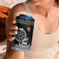 Personalized Viking Finland 4 in 1 Can Cooler Tumbler Finnish Viking Ship