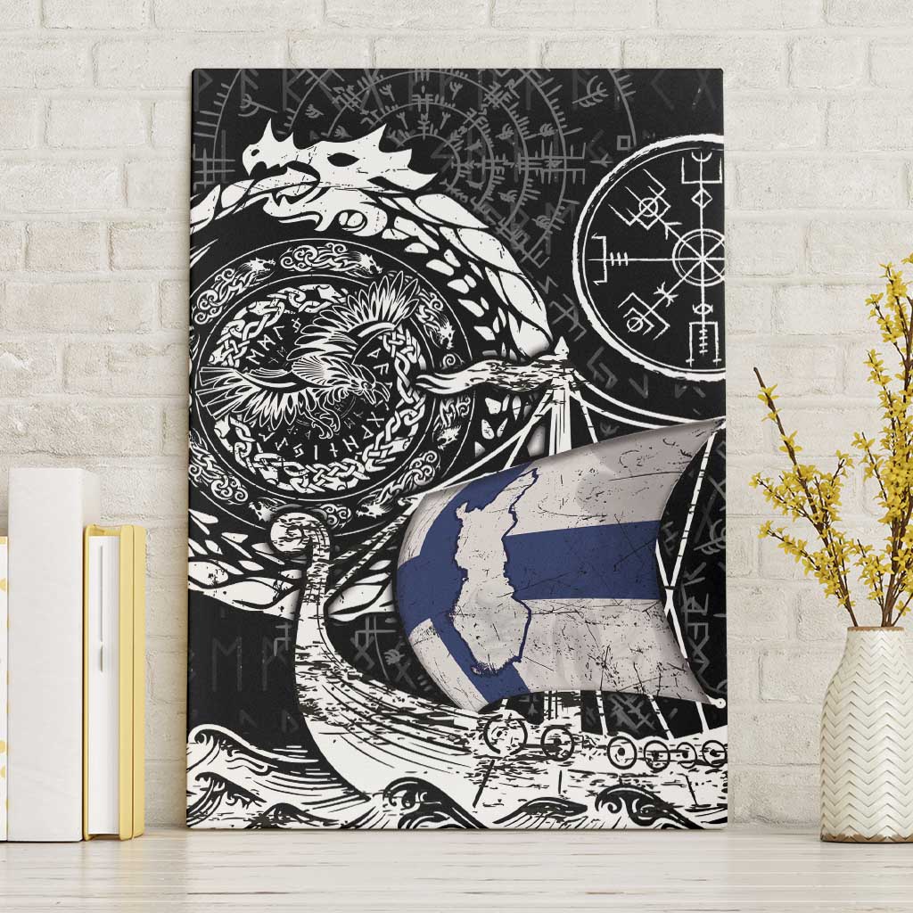 Viking Finland Canvas Wall Art Finnish Viking Ship