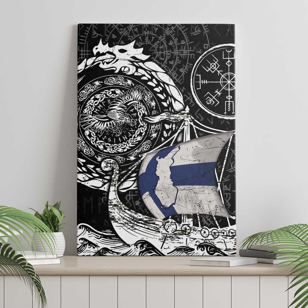Viking Finland Canvas Wall Art Finnish Viking Ship