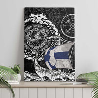 Viking Finland Canvas Wall Art Finnish Viking Ship