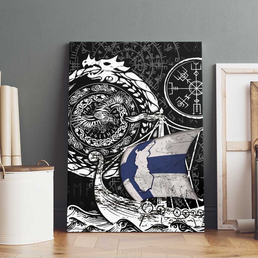 Viking Finland Canvas Wall Art Finnish Viking Ship