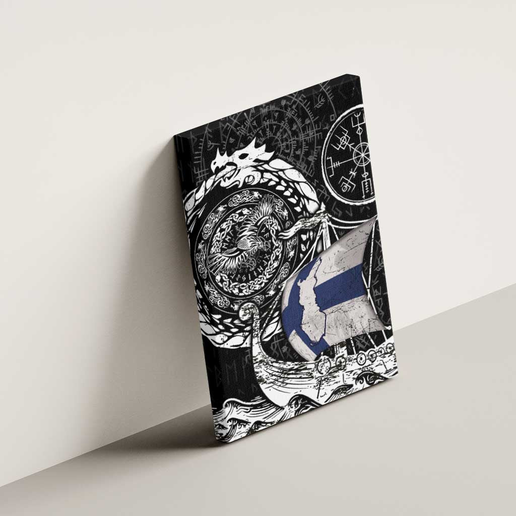 Viking Finland Canvas Wall Art Finnish Viking Ship