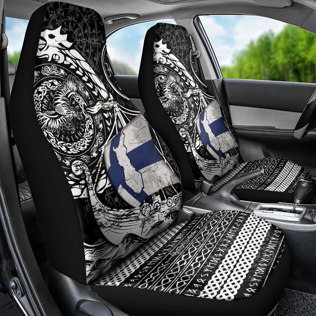 Viking Finland Car Seat Cover Finnish Viking Ship