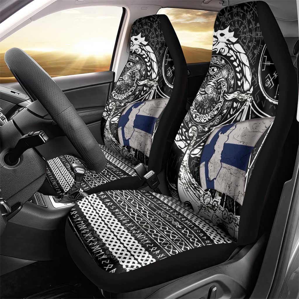 Viking Finland Car Seat Cover Finnish Viking Ship