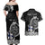Personalized Viking Finland Couples Matching Off Shoulder Maxi Dress and Hawaiian Shirt Finnish Viking Ship