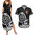 Personalized Viking Finland Couples Matching Summer Maxi Dress and Hawaiian Shirt Finnish Viking Ship