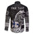 Personalized Viking Finland Family Matching Long Sleeve Bodycon Dress and Hawaiian Shirt Finnish Viking Ship