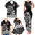 Personalized Viking Finland Family Matching Tank Maxi Dress and Hawaiian Shirt Finnish Viking Ship