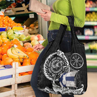 Viking Finland Grocery Bag Finnish Viking Ship