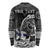 Personalized Viking Finland Long Sleeve Shirt Finnish Viking Ship