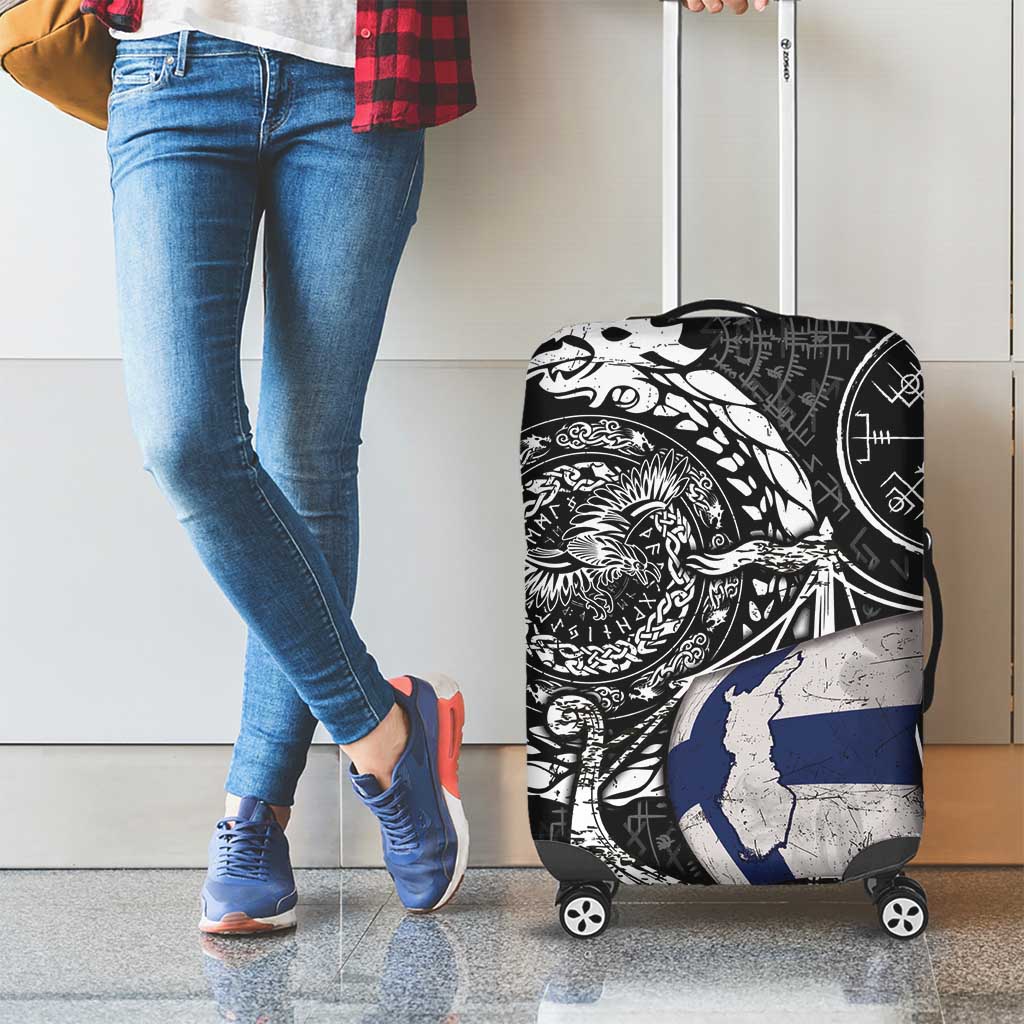Viking Finland Luggage Cover Finnish Viking Ship