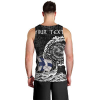 Personalized Viking Finland Men Tank Top Finnish Viking Ship