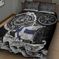 Viking Finland Quilt Bed Set Finnish Viking Ship