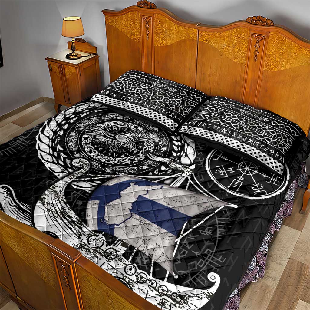 Viking Finland Quilt Bed Set Finnish Viking Ship