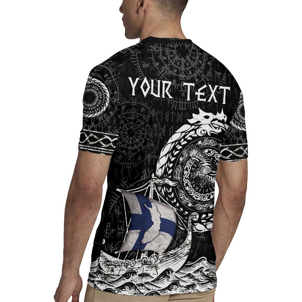 Personalized Viking Finland Rugby Jersey Finnish Viking Ship