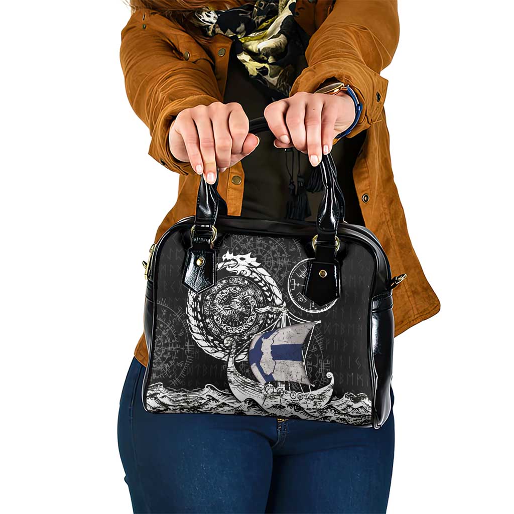 Viking Finland Shoulder Handbag Finnish Viking Ship