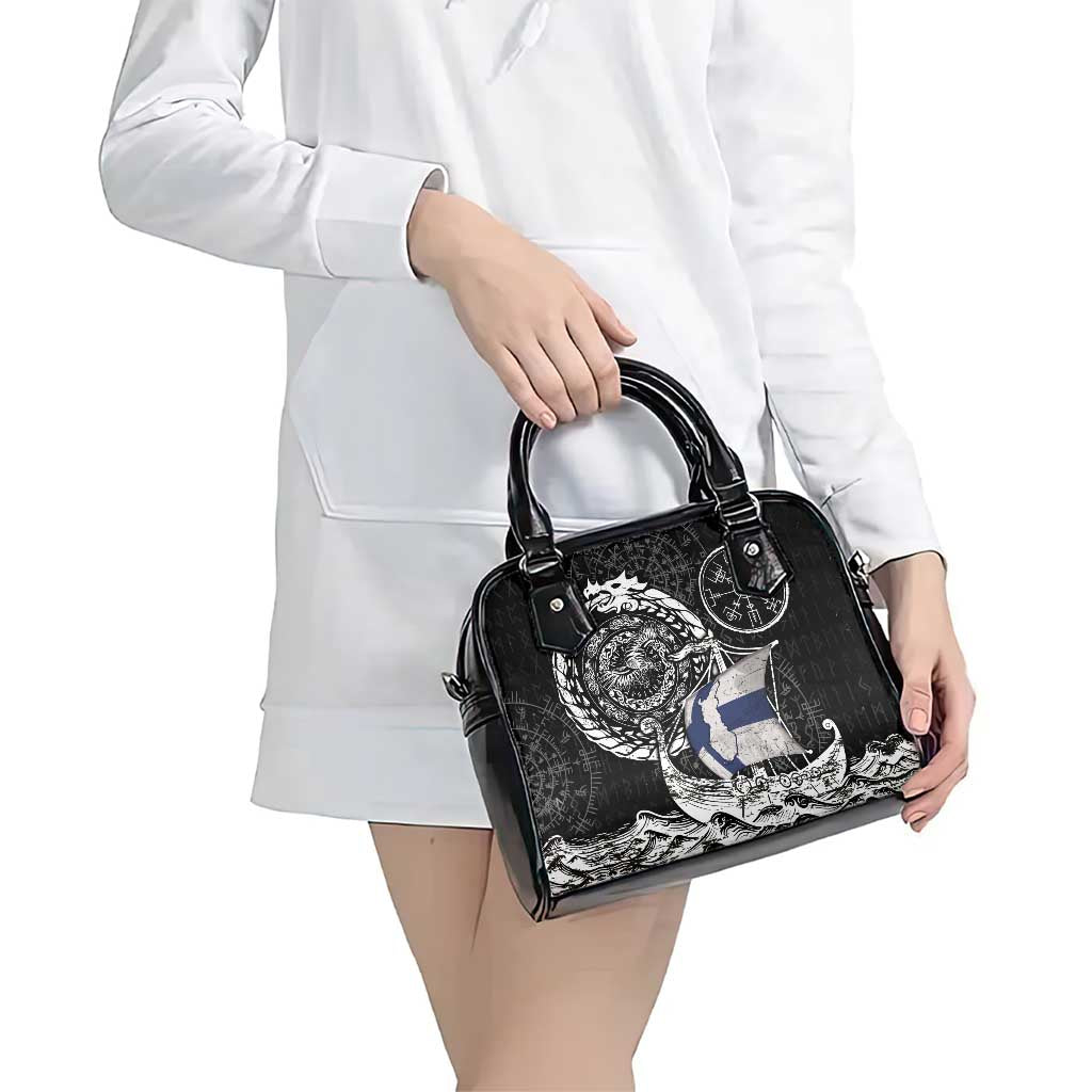 Viking Finland Shoulder Handbag Finnish Viking Ship