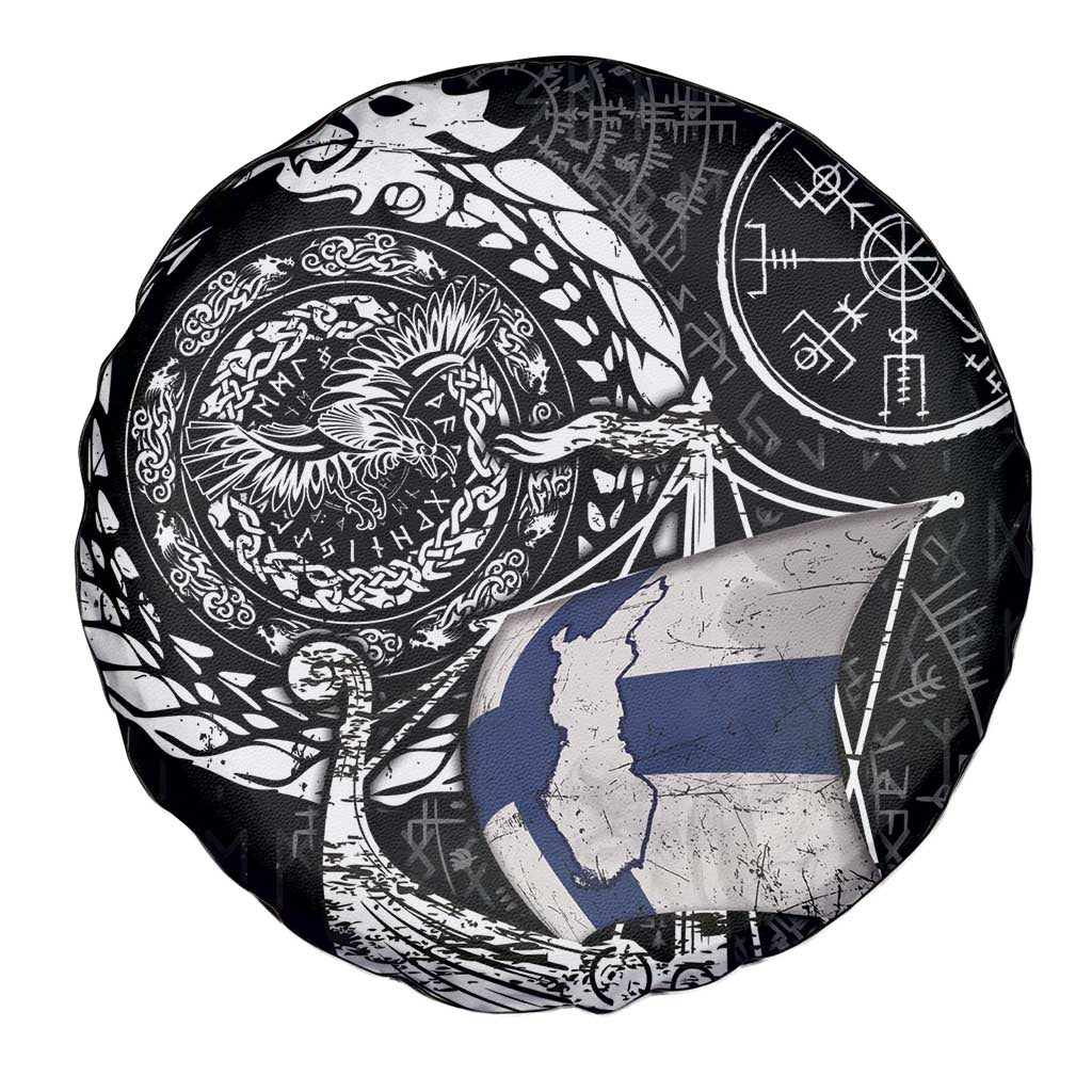 Viking Finland Spare Tire Cover Finnish Viking Ship