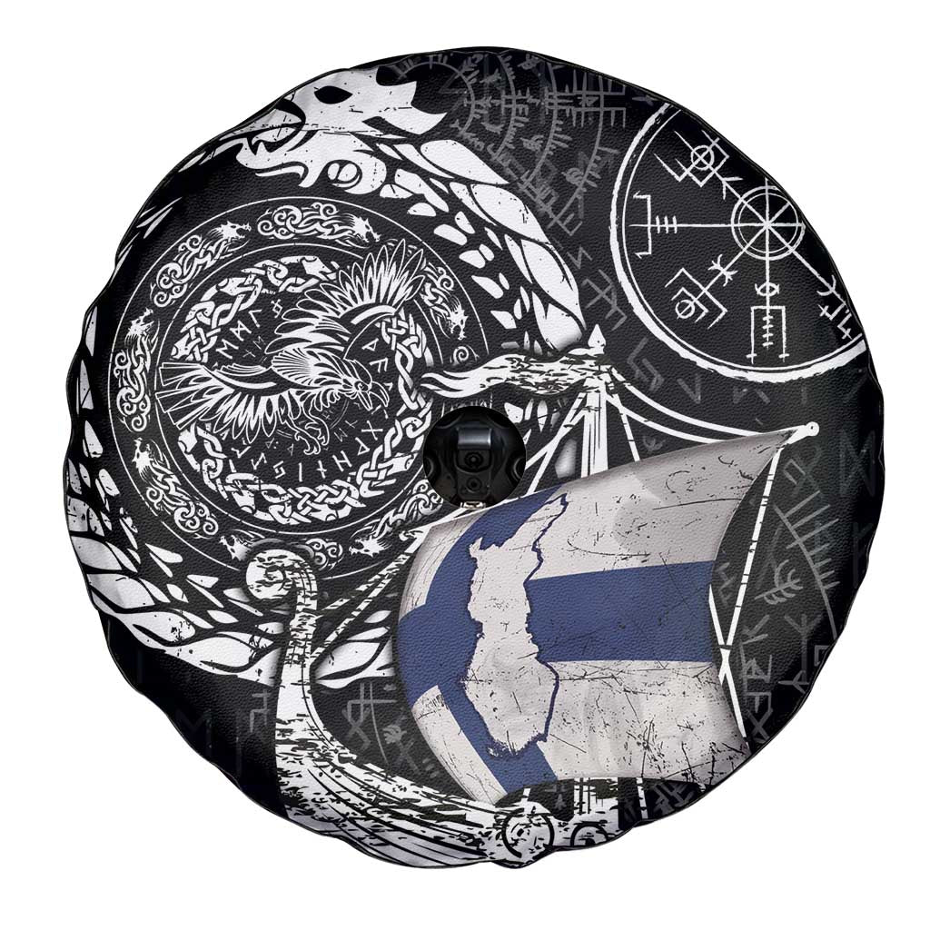 Viking Finland Spare Tire Cover Finnish Viking Ship
