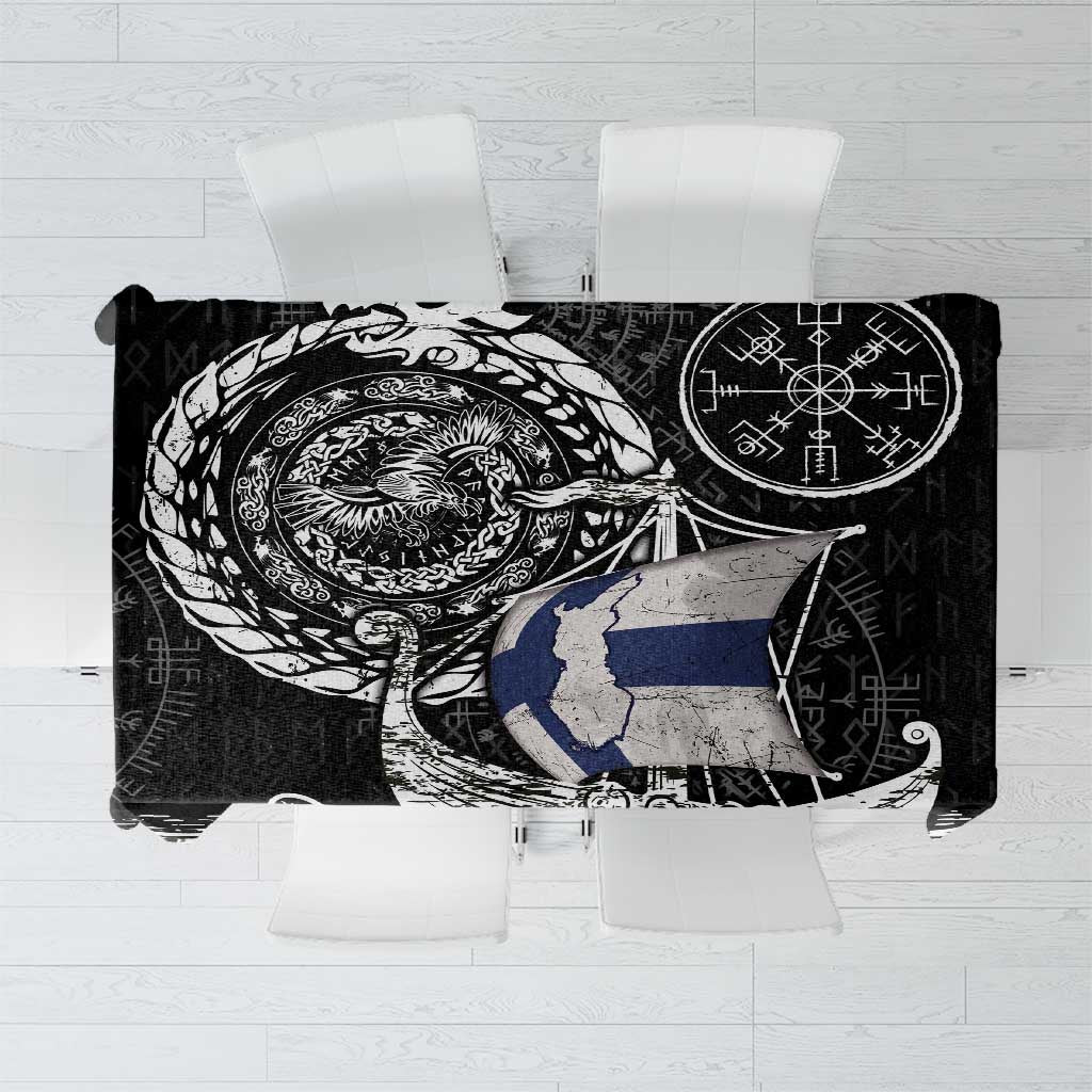 Viking Finland Tablecloth Finnish Viking Ship