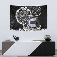 Viking Finland Tapestry Finnish Viking Ship