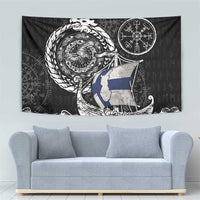 Viking Finland Tapestry Finnish Viking Ship