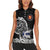 Personalized Viking Finland Women Sleeveless Polo Shirt Finnish Viking Ship