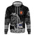 Personalized Viking Finland Zip Hoodie Finnish Viking Ship