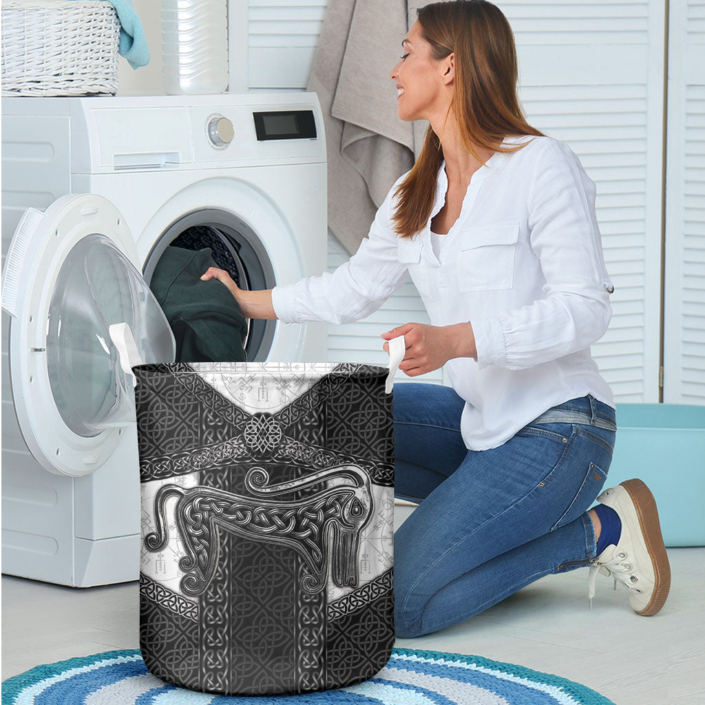 Ancient Scotland Laundry Basket Pictish Beast Celtic Knotwork