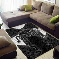 Ancient Scotland Area Rug Pictish Beast Celtic Knotwork