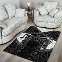 Ancient Scotland Area Rug Pictish Beast Celtic Knotwork