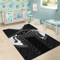 Ancient Scotland Area Rug Pictish Beast Celtic Knotwork