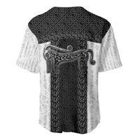 Ancient Scotland Baseball Jersey Pictish Beast Celtic Knotwork