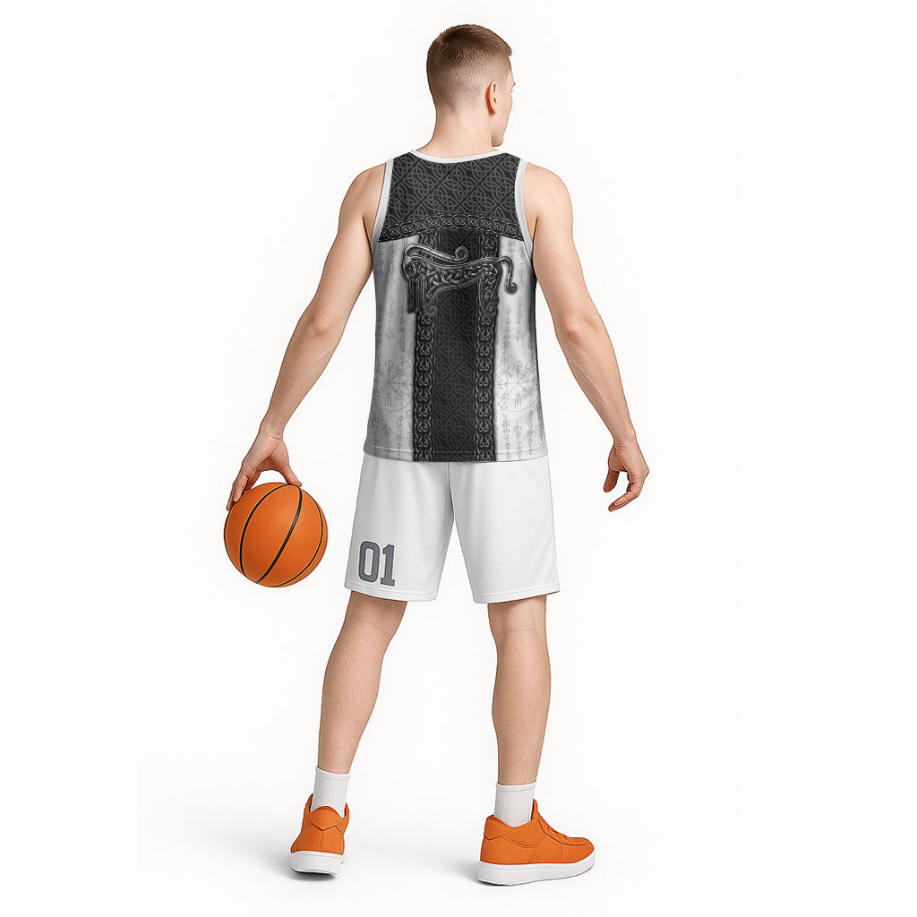 Ancient Scotland Basketball Jersey Pictish Beast Celtic Knotwork