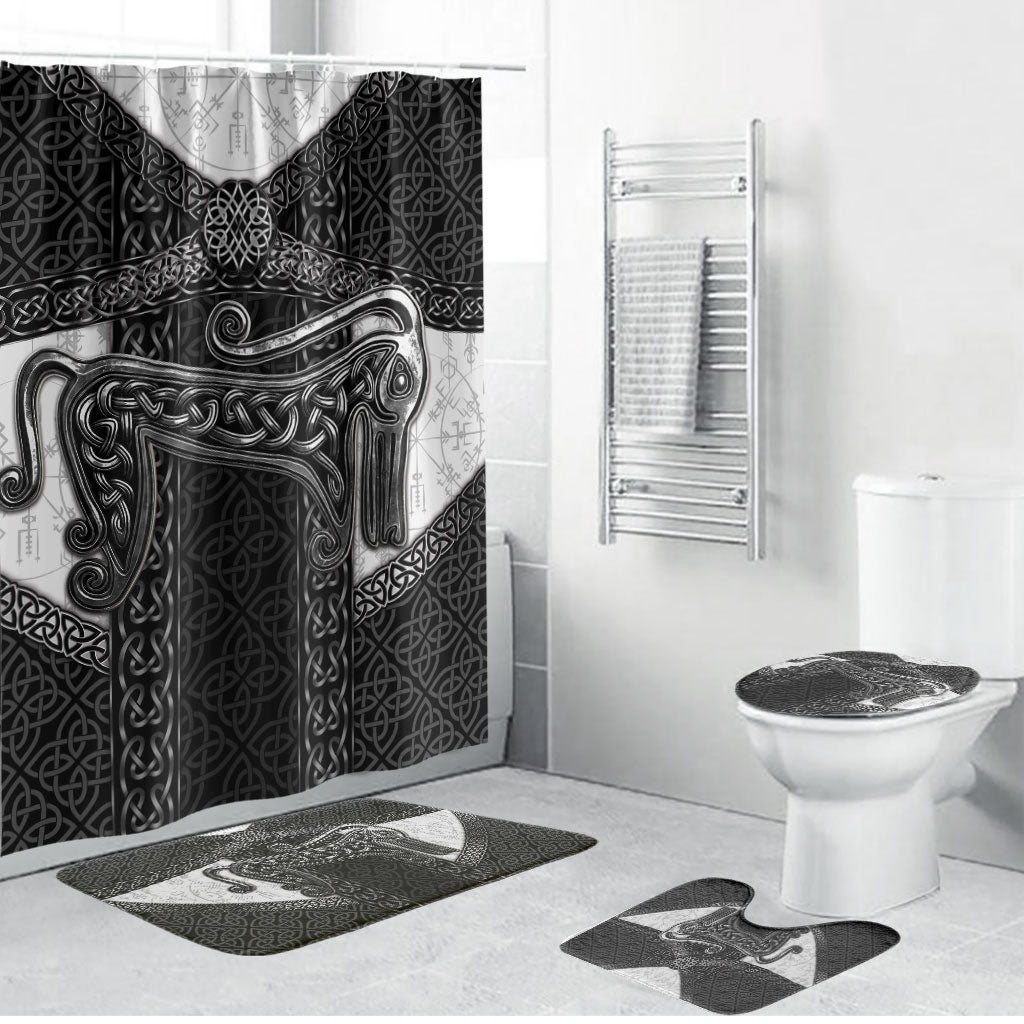 Ancient Scotland Bathroom Set Pictish Beast Celtic Knotwork