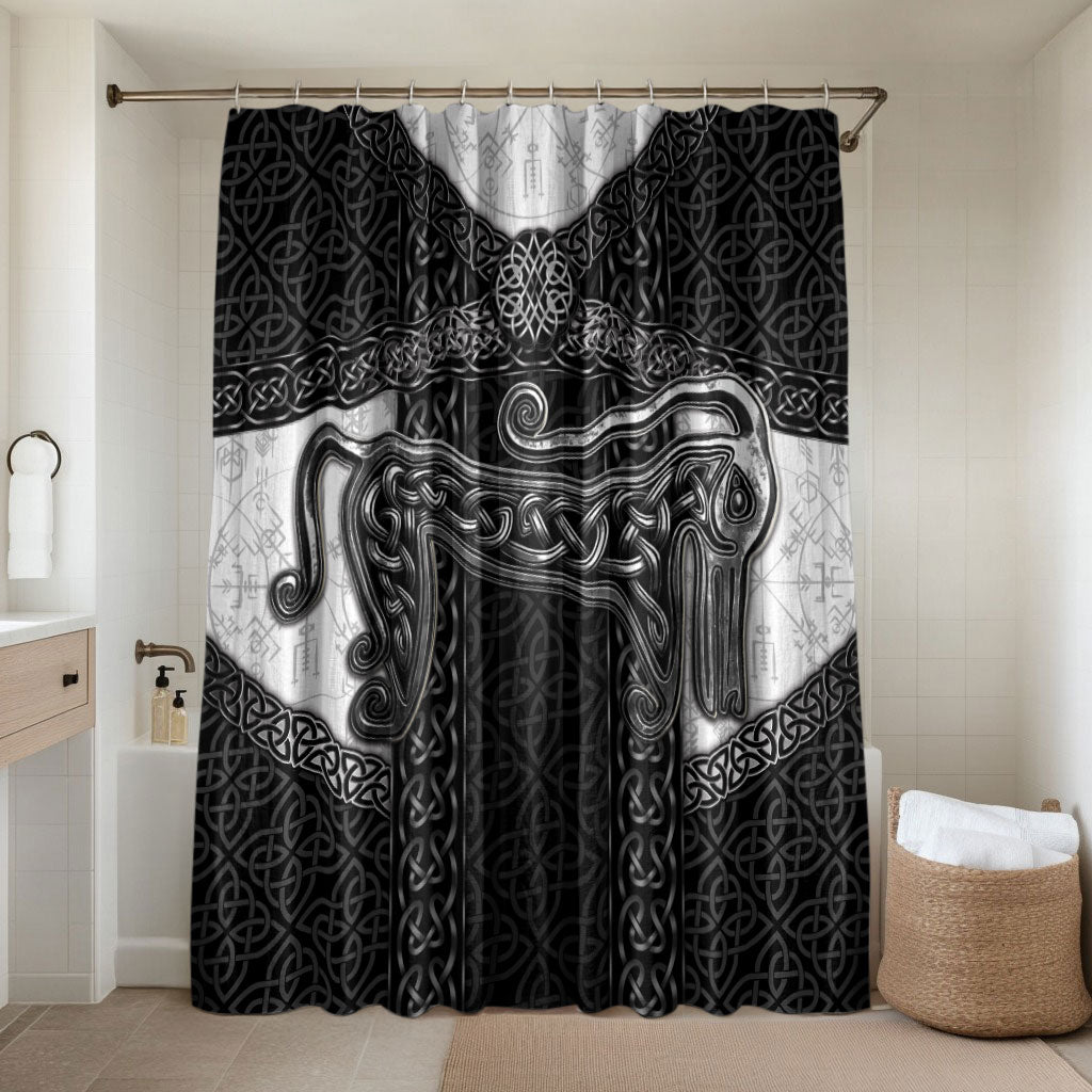 Ancient Scotland Bathroom Set Pictish Beast Celtic Knotwork