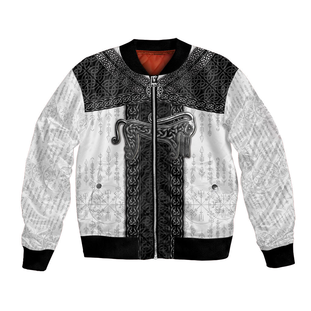 Ancient Scotland Bomber Jacket Pictish Beast Celtic Knotwork